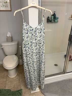 market & spruce alisha knit maxi dress MARKET & SPRUCE ALISHA KNIT STRAPPY BACK MAXI NAVY DRESS